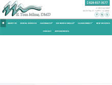 Tablet Screenshot of mimsfamilydentistry.com